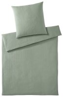 Elegante Bettwäsche | Smooth ( pistazie ) | Musselin